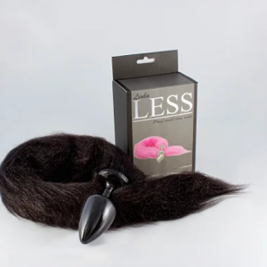 Plug LESS M Preto com Rabo