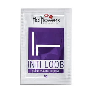 kit 20un Gel lubrificante unissex Inti Loob sachê 8g Hot Flowers