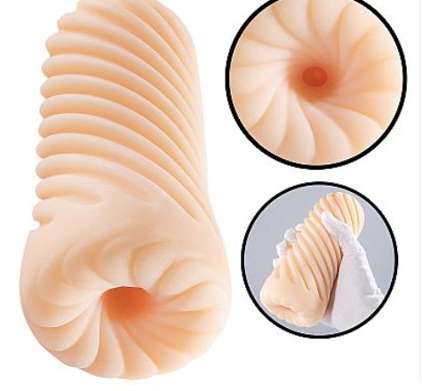 Masturbador Masculino Feito em TPE - Formato Espiral 2