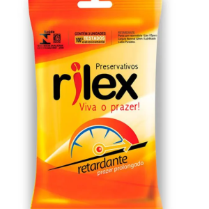 Preservativo Lubrificado Retardante 6 Unidades Rilex